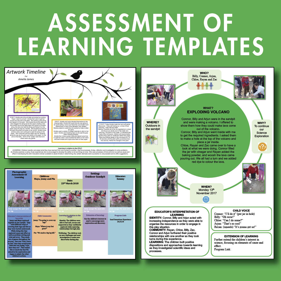 Assessment Of Learning Templates