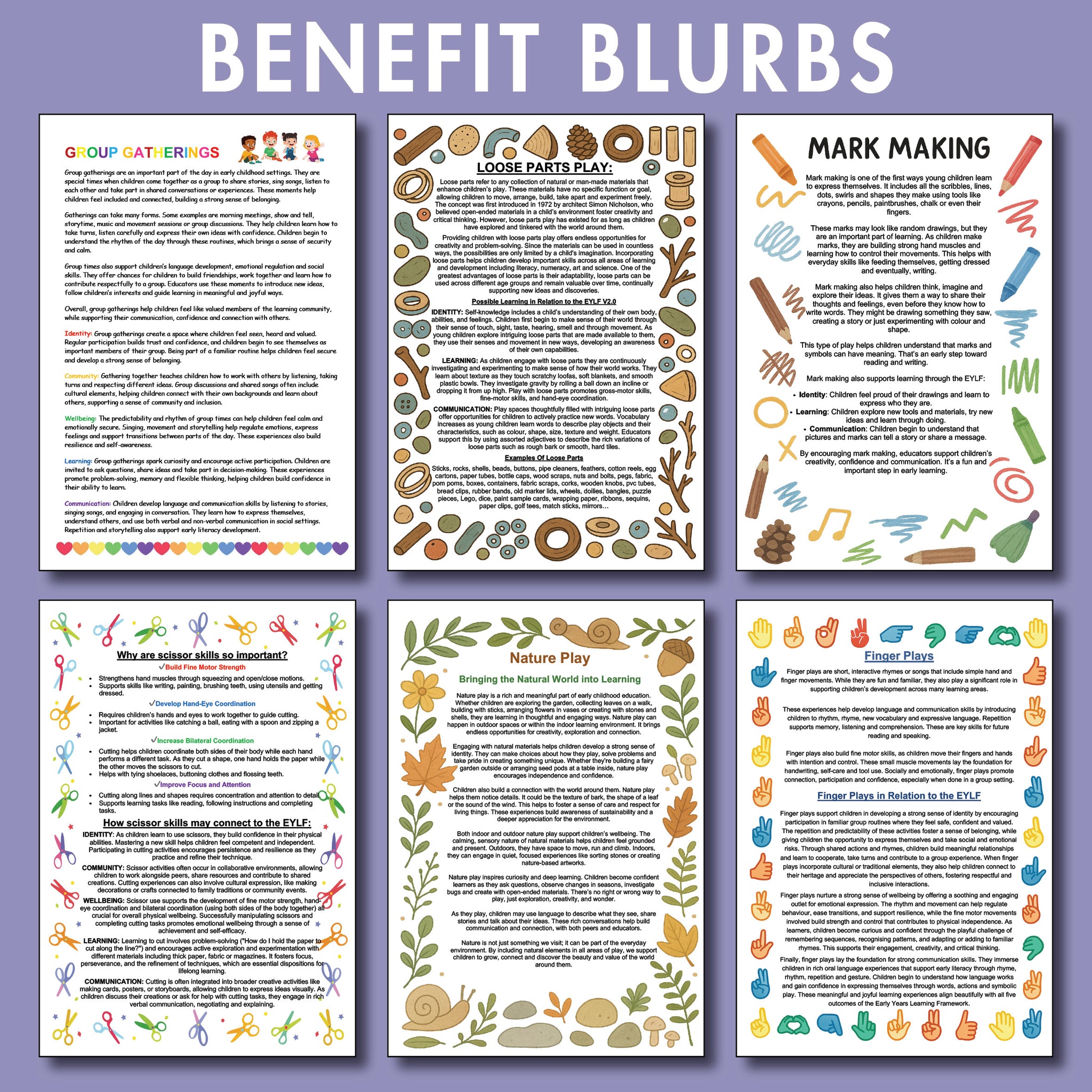 Benefit Blurbs