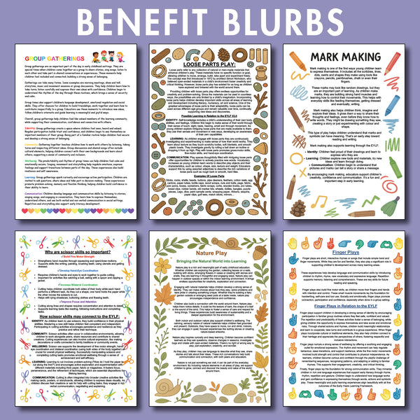 Benefit Blurbs