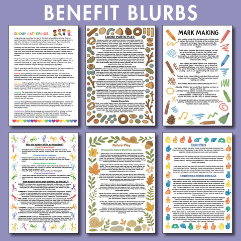 Benefit Blurbs