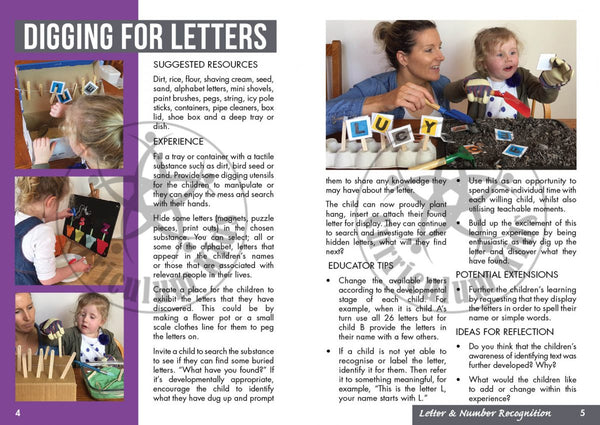 Language & Literacy: Letter And Number Recognition