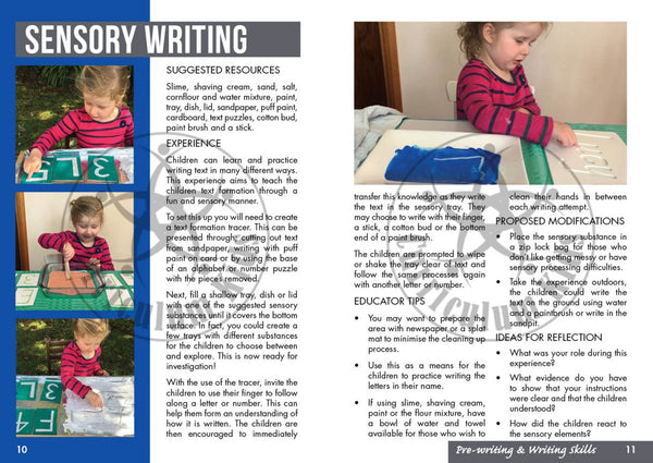 Language & Literacy: Pre-Writing And Writing Skills