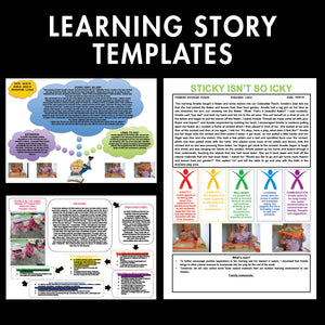 Learning Story Templates
